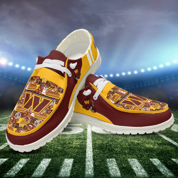 Tubopro Washington Commanders Personalized Hey Dude Shoes For Men And Women