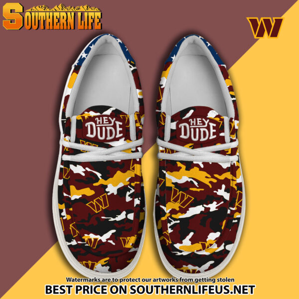 Tubopro Washington Commanders Personalized Hey Dude Shoes For Men And Women