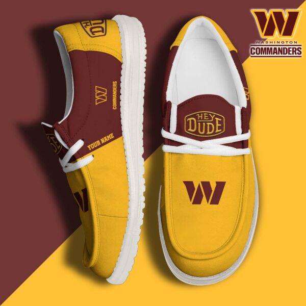 Tubopro Washington Commanders Personalized Hey Dude Shoes For Men And Women