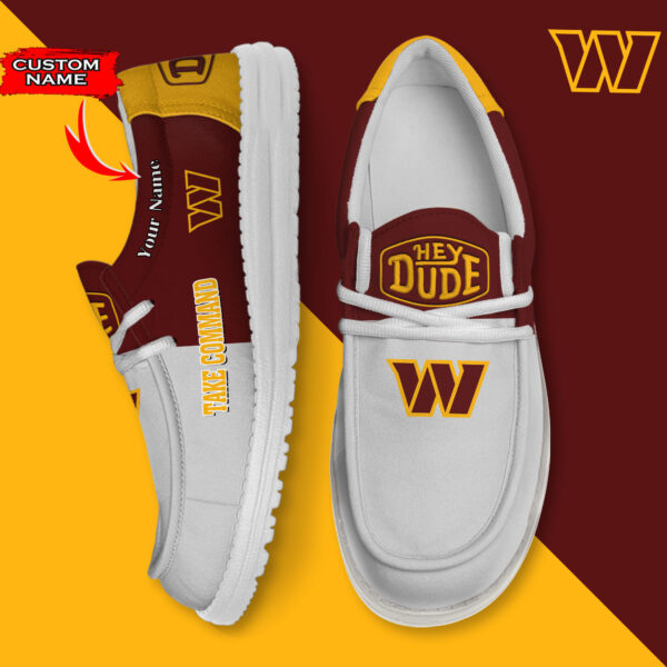 Tubopro Washington Commanders Personalized Hey Dude Shoes For Men And Women