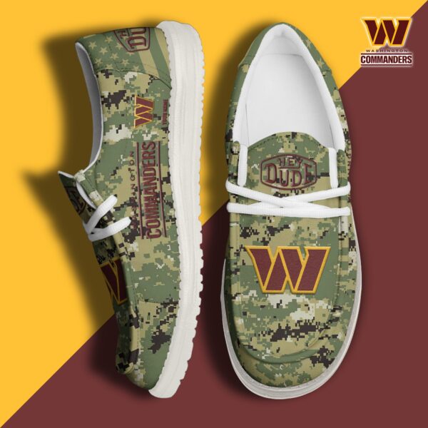 Tubopro Washington Commanders Personalized Hey Dude Shoes For Men And Women