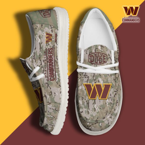 Tubopro Washington Commanders Personalized Hey Dude Shoes For Men And Women