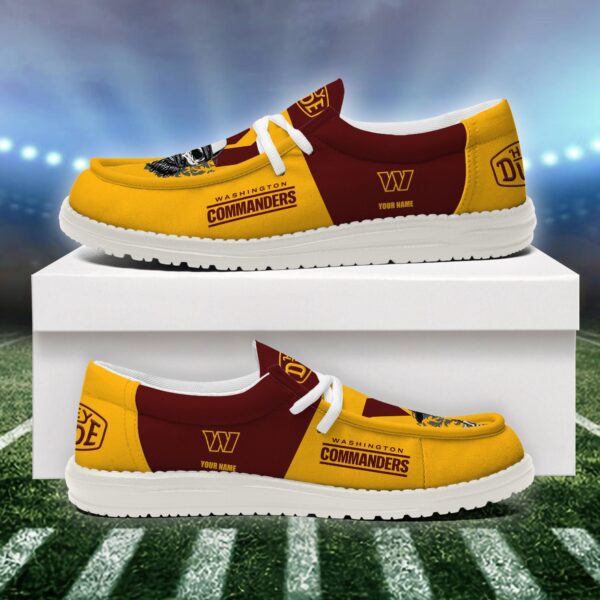 Tubopro Washington Commanders Personalized Hey Dude Shoes For Men And Women - Image 4