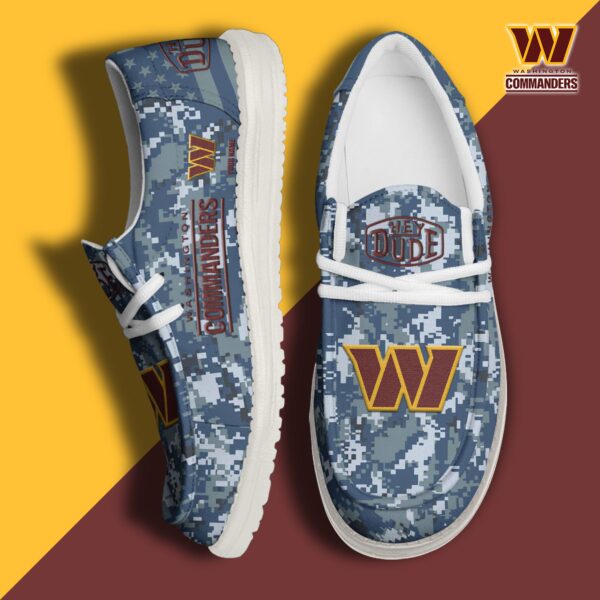 Tubopro Washington Commanders Personalized Hey Dude Shoes For Men And Women