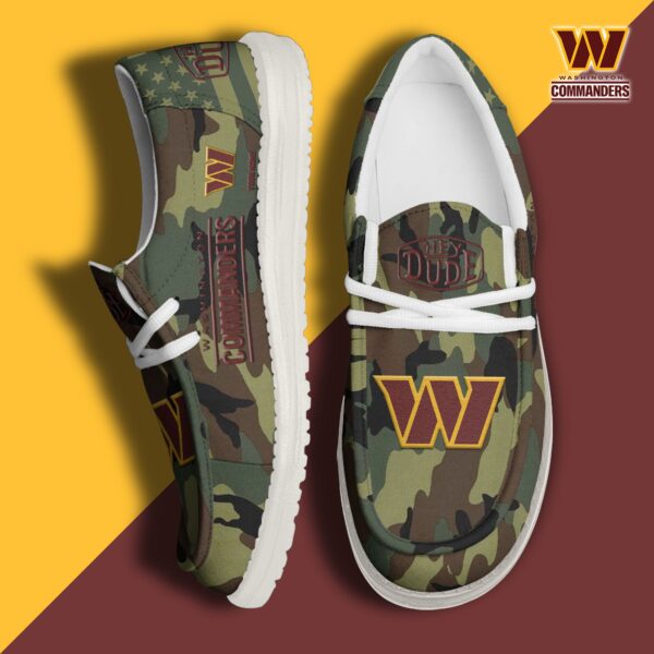 Tubopro Washington Commanders Personalized Hey Dude Shoes For Men And Women