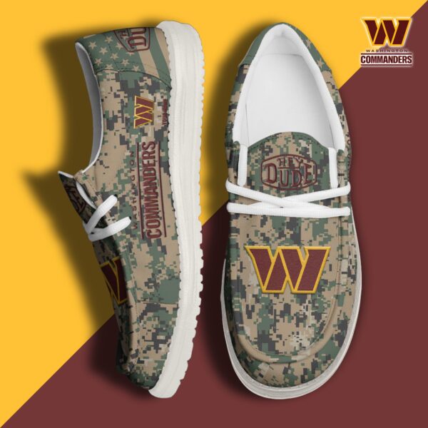 Tubopro Washington Commanders Personalized Hey Dude Shoes For Men And Women