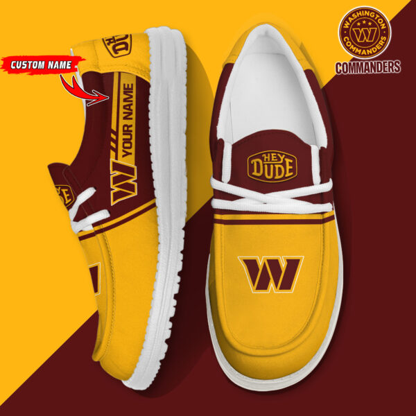 Tubopro Washington Commanders Personalized Hey Dude Shoes For Men And Women