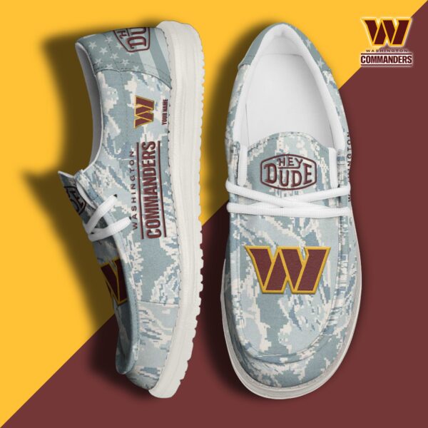 Tubopro Washington Commanders Personalized Hey Dude Shoes For Men And Women
