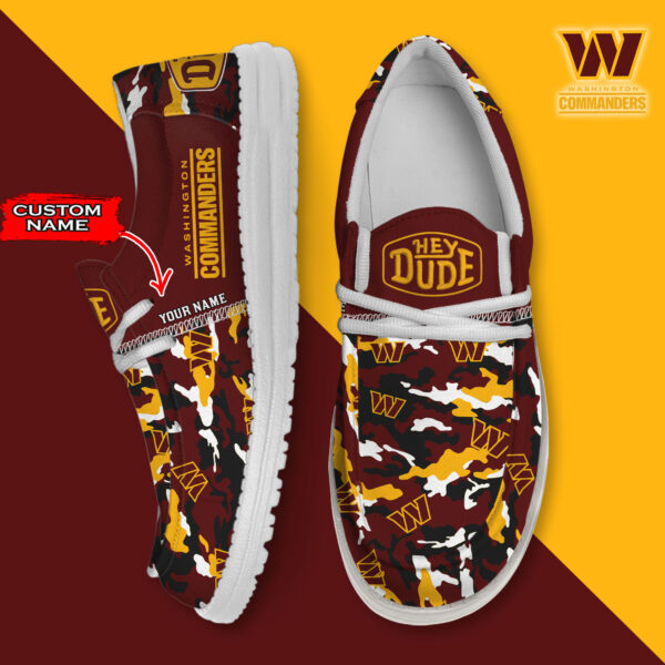 Tubopro Washington Commanders Personalized Hey Dude Shoes For Men And Women
