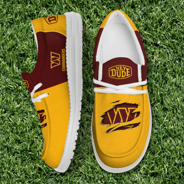 Tubopro Washington Commanders Personalized Hey Dude Shoes For Men And Women