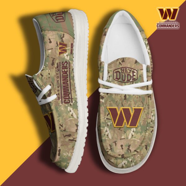 Tubopro Washington Commanders Personalized Hey Dude Shoes For Men And Women