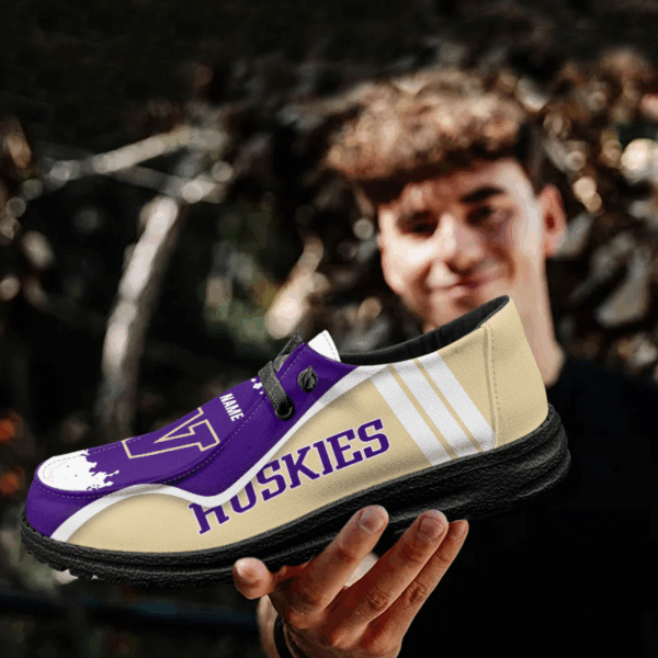 Tubopro Washington Huskies Hey Dude Shoes For Men And Women - Image 4