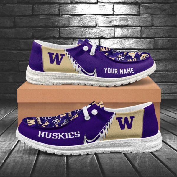 Tubopro Washington Huskies Hey Dude Shoes For Men And Women - Image 5