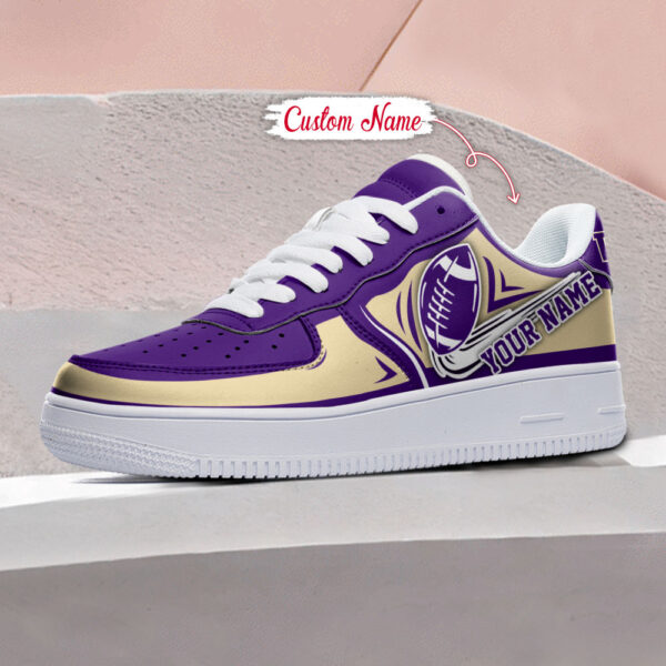 Tubopro Washington Huskies NCAA Air Low-Top Sneakers Shoes For Men And Women - Image 3