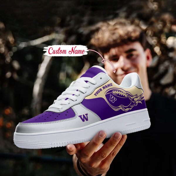 Tubopro Washington Huskies NCAA Air Low-Top Sneakers Shoes For Men And Women