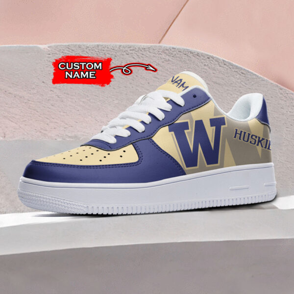 Tubopro Washington Huskies NCAA Air Low-Top Sneakers Shoes For Men And Women - Image 2