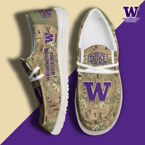 Tubopro Washington Huskies Personalized Hey Dude Shoes For Men And Women