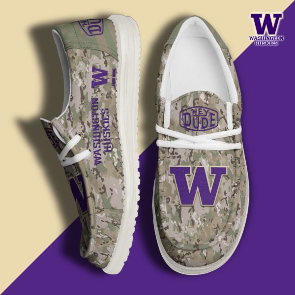 Tubopro Washington Huskies Personalized Hey Dude Shoes For Men And Women