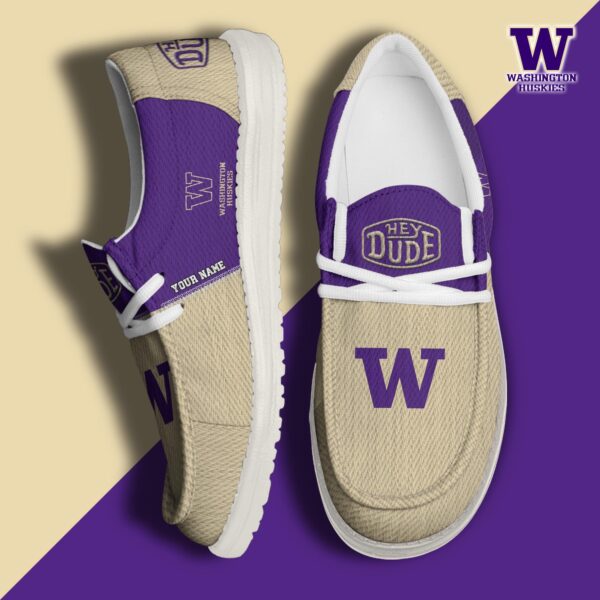 Tubopro Washington Huskies Personalized Hey Dude Shoes For Men And Women