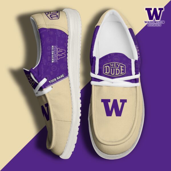 Tubopro Washington Huskies Personalized Hey Dude Shoes For Men And Women
