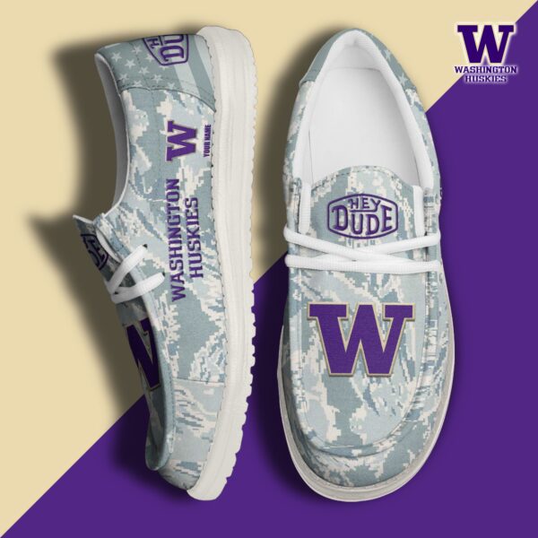 Tubopro Washington Huskies Personalized Hey Dude Shoes For Men And Women