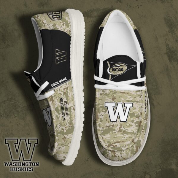 Tubopro Washington Huskies Personalized Hey Dude Shoes For Men And Women