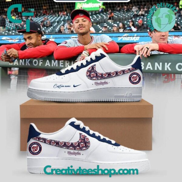 Tubopro Washington Nationals Air Low-Top Sneakers Shoes For Men And Women