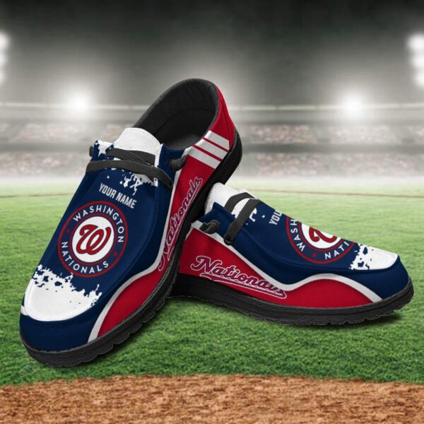 Tubopro Washington Nationals Hey Dude Shoes For Men And Women - Image 2