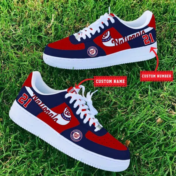 Tubopro Washington Nationals MLB Air Low-Top Sneakers Shoes For Men And Women