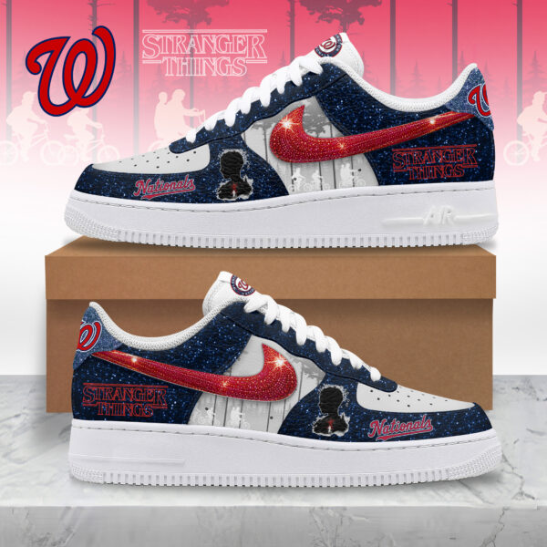 Tubopro Washington Nationals x Stranger Things Air Low-Top Sneakers Shoes For Men And Women