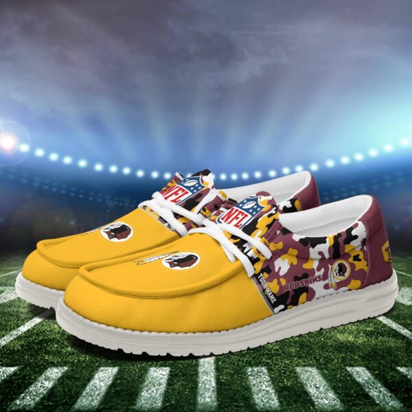 Tubopro Washington Redskins Hey Dude Shoes For Men And Women - Image 4