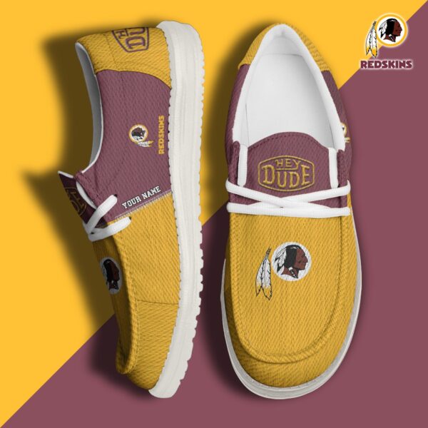 Tubopro Washington Redskins Personalized Hey Dude Shoes For Men And Women