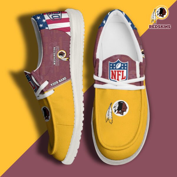 Tubopro Washington Redskins Personalized Hey Dude Shoes For Men And Women