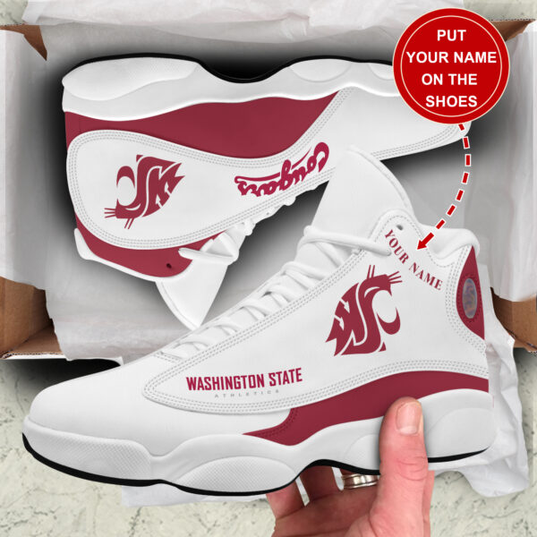 Tubopro Washington State Cougars AJ13 Sneakers Shoes For Men And Women
