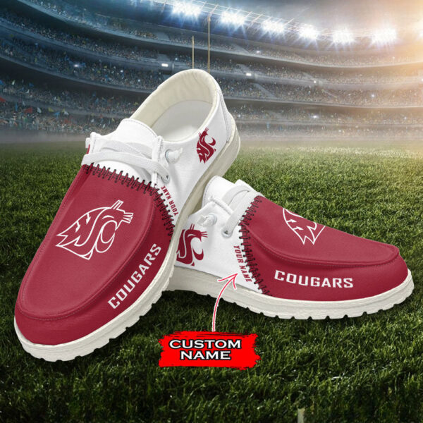 Tubopro Washington State Cougars Personalized Hey Dude Shoes For Men And Women