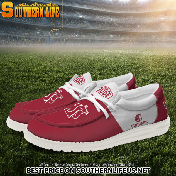 Tubopro Washington State Cougars Personalized Hey Dude Shoes For Men And Women - Image 2
