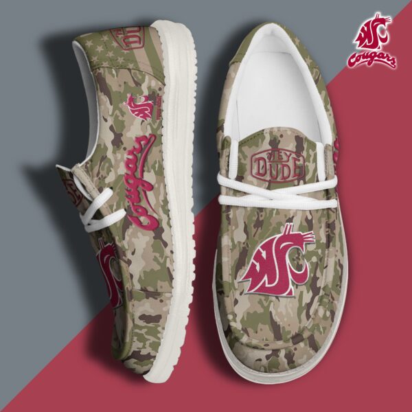 Tubopro Washington State Cougars Personalized Hey Dude Shoes For Men And Women