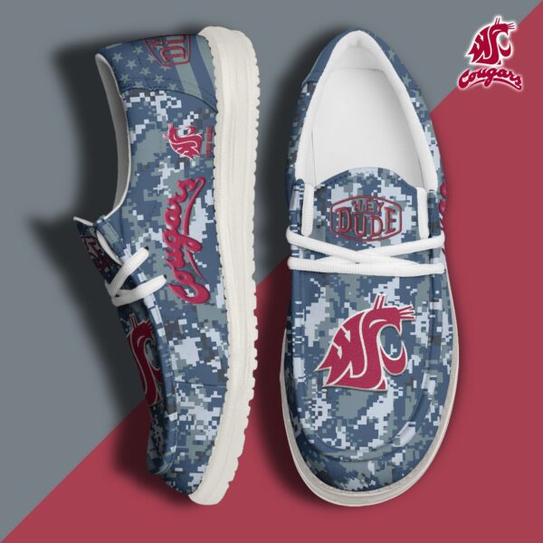 Tubopro Washington State Cougars Personalized Hey Dude Shoes For Men And Women
