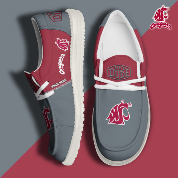Tubopro Washington State Cougars Personalized Hey Dude Shoes For Men And Women - Image 2