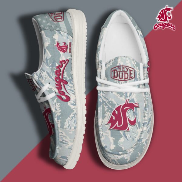 Tubopro Washington State Cougars Personalized Hey Dude Shoes For Men And Women