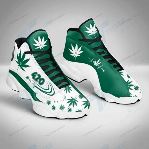 Tubopro Weed AJ13 Sneakers Shoes For Men And Women - Image 2
