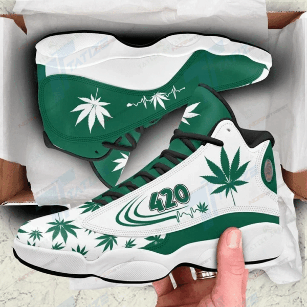 Tubopro Weed AJ13 Sneakers Shoes For Men And Women - Image 3