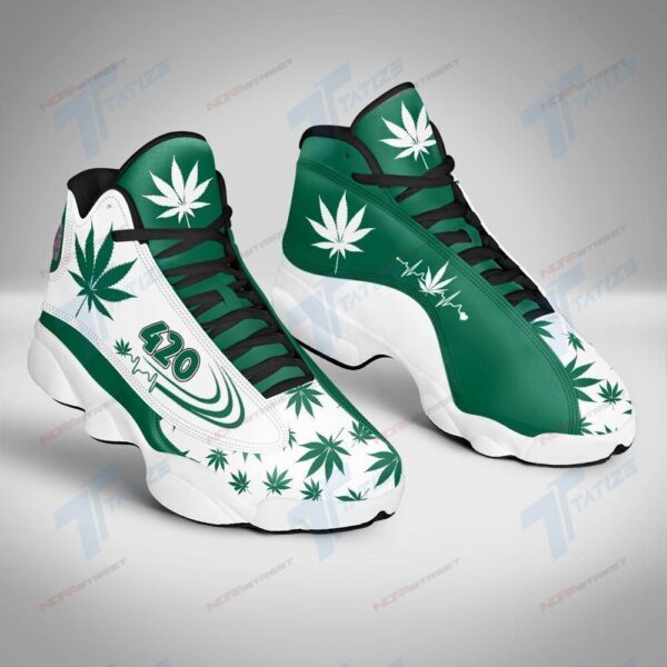 Tubopro Weed AJ13 Sneakers Shoes For Men And Women - Image 2