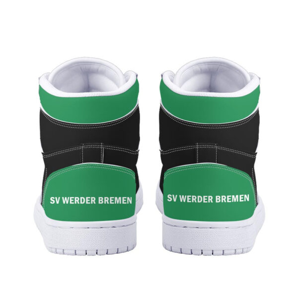 Tubopro Werder Bremen AJ1 High Sneakers Shoes For Men And Women - Image 4