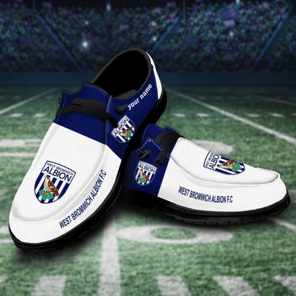 Tubopro West Bromwich Albion F.C Personalized Hey Dude Shoes For Men And Women - Image 3