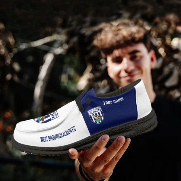 Tubopro West Bromwich Albion F.C Personalized Hey Dude Shoes For Men And Women - Image 4