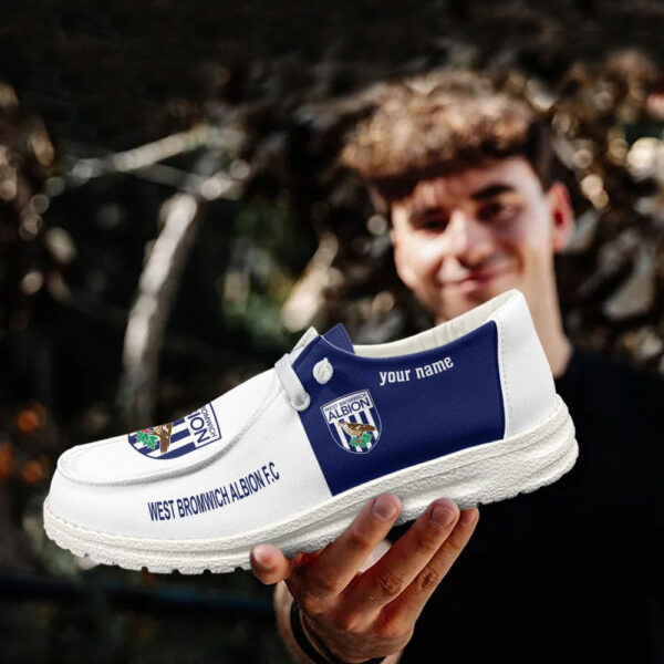 Tubopro West Bromwich Albion F.C Personalized Hey Dude Shoes For Men And Women - Image 2