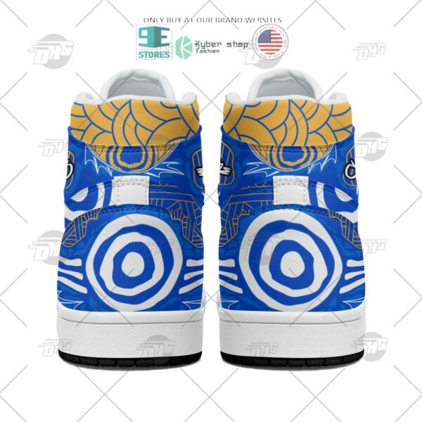 Tubopro West Coast Eagles AFL AJ1 High Sneakers Shoes For Men And Women - Image 4