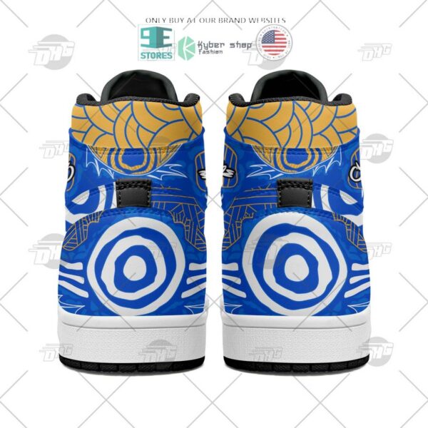 Tubopro West Coast Eagles AFL AJ1 High Sneakers Shoes For Men And Women - Image 3