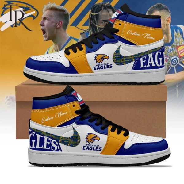 Tubopro West Coast Eagles AJ1 High Sneakers Shoes For Men And Women